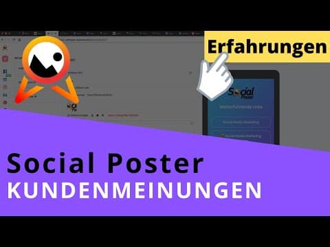 Video-Vorschaubild: Social Poster Kundenmeinungen und Erfahrungen – Zusammenfassung